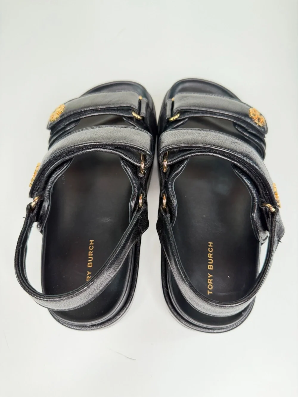 Tory Burch Women's Kira Leather Sport Sandals - Black